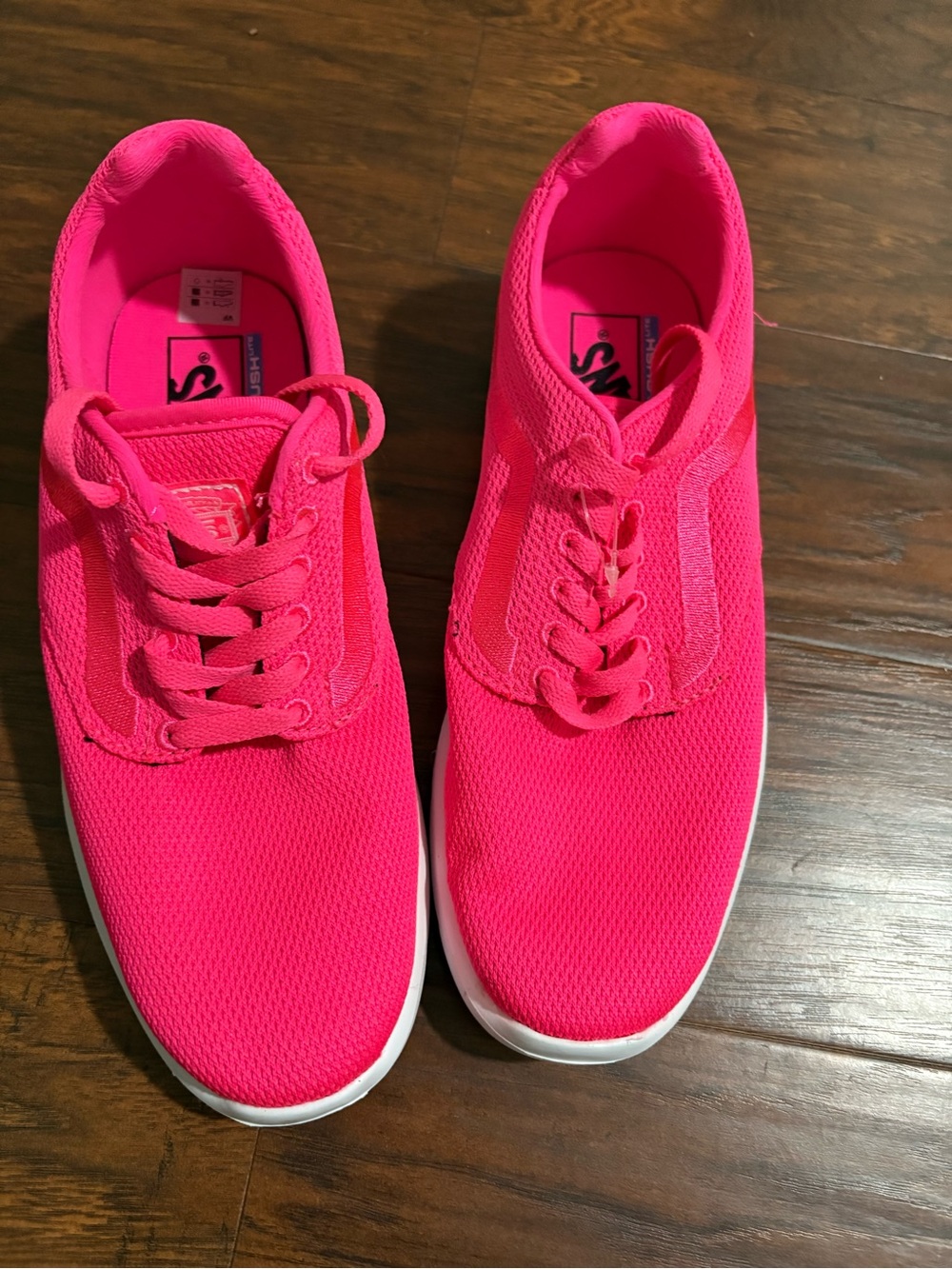 Vans Neon Pink ultra low top running Sneakers Women’s size 8, Men’s size 6.5